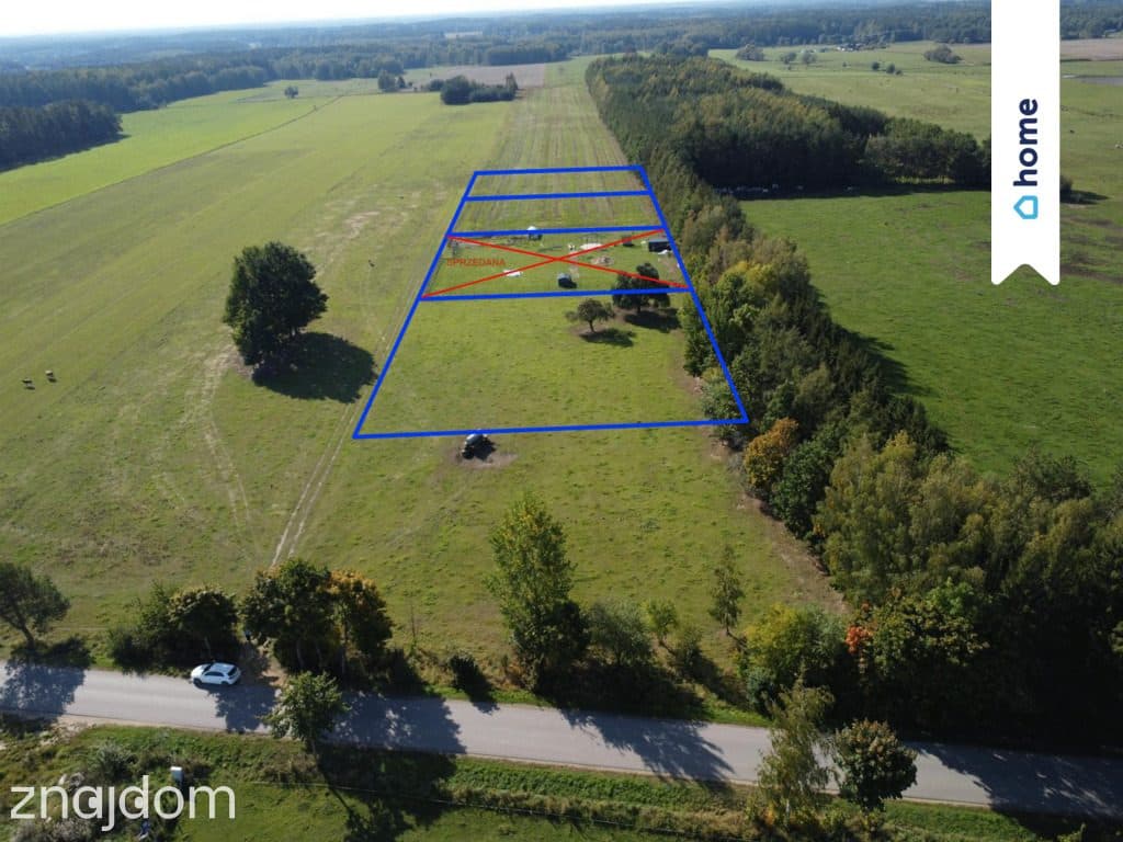 Działka budowlana 3412 m², Folwarki Małe