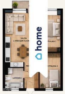 3 pokoje | 59 m² | ul. Strażacka | Garaż podziemny | - zdjęcie 6