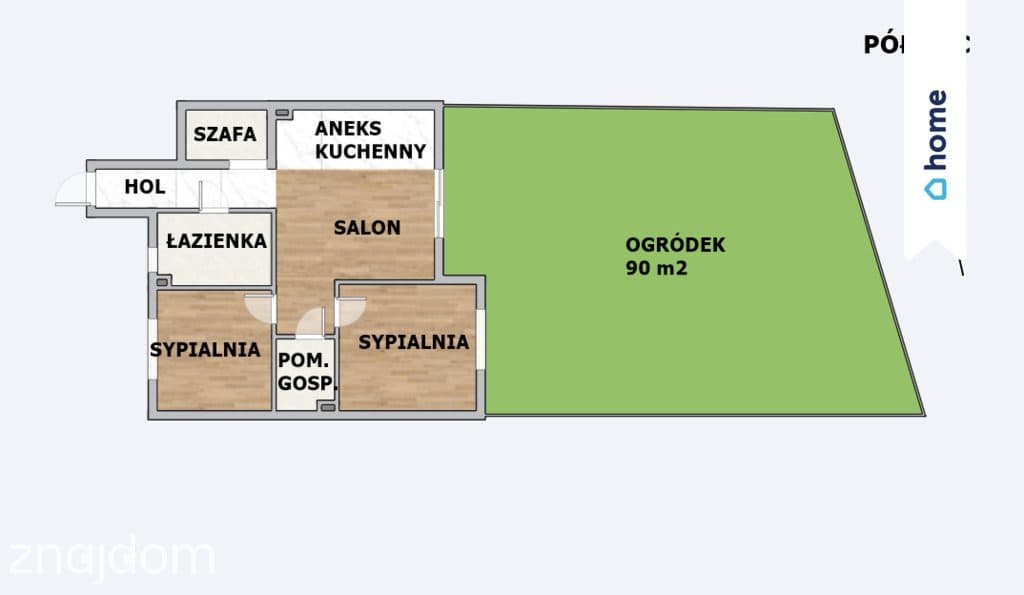 3 pokoje z ogrodem, pompą ciepła i podłogówką | 450 m do SKA | Skawina