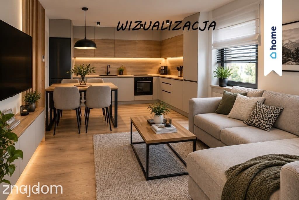 Salon z aneksem kuchennym +sypialnia 40,13m²  atrakcyjna cena