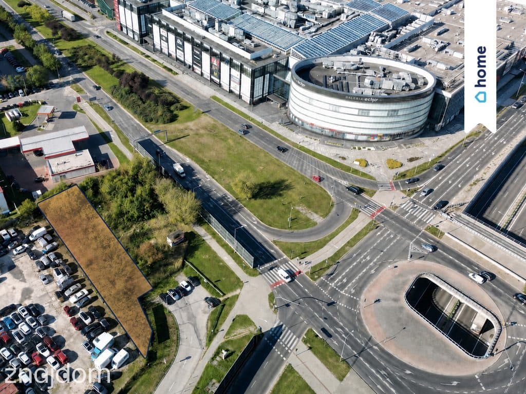 Działka inwestycyjna przy Galerii Echo