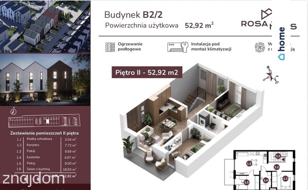 Wieliczka| 3 pokoje | 53,48 m² | Balkon| Miejsce parkingowe w cenie! - zdjęcie 6