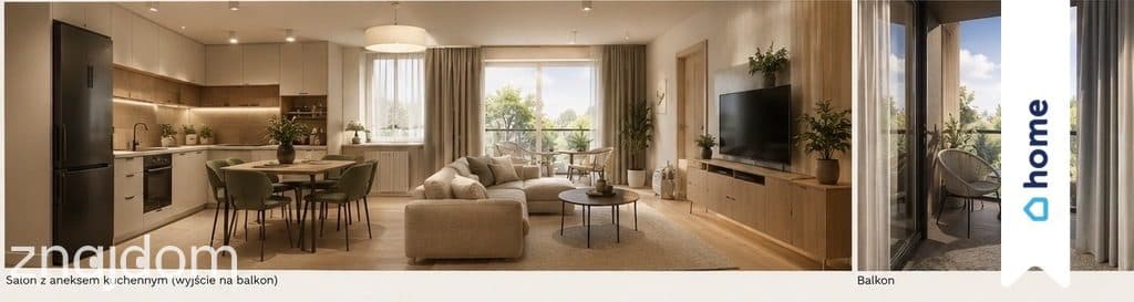 Wieliczka| 3 pokoje | 53,48 m² | Balkon| Miejsce parkingowe w cenie!