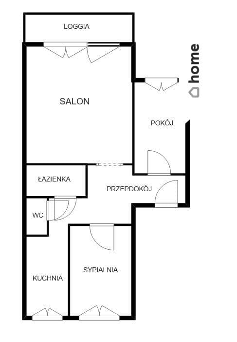 Słoneczne 3 pok. z loggią | 57,26 m² | Fordon - zdjęcie 19
