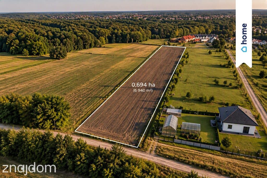 Działka inwestycyjna | Zawada | 6940 m² | Blisko Opola