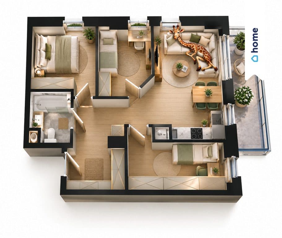 ⭐ Katowice 4  pokoje balkon 8m Promocja   ⭐ - zdjęcie 2