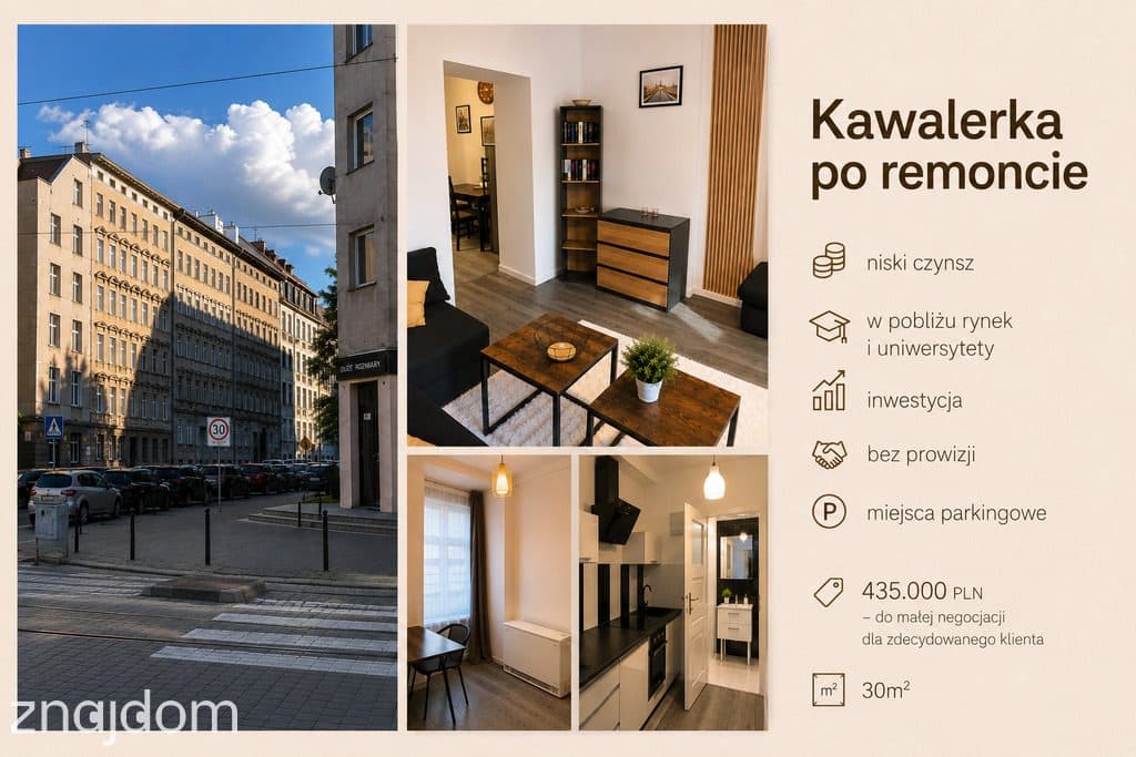 Kawalerka/Centrum/Wysoki standard/Osobna Kuchnia
