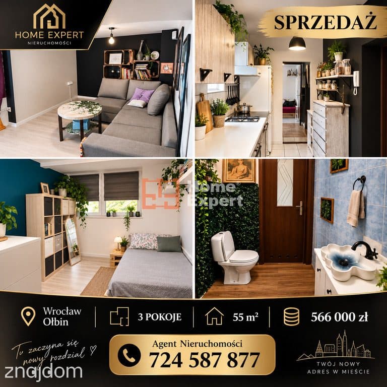 MIESZKANIE NA SPRZEDAŻ/WROCŁAW/OŁBIN