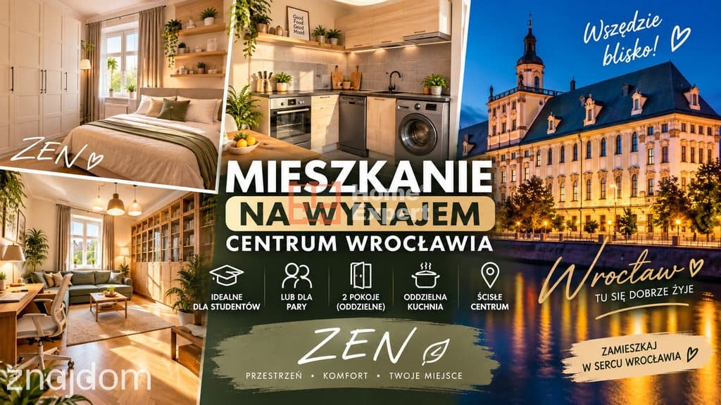 Mieszkanie dla studentów ul. Podwale Wrocław