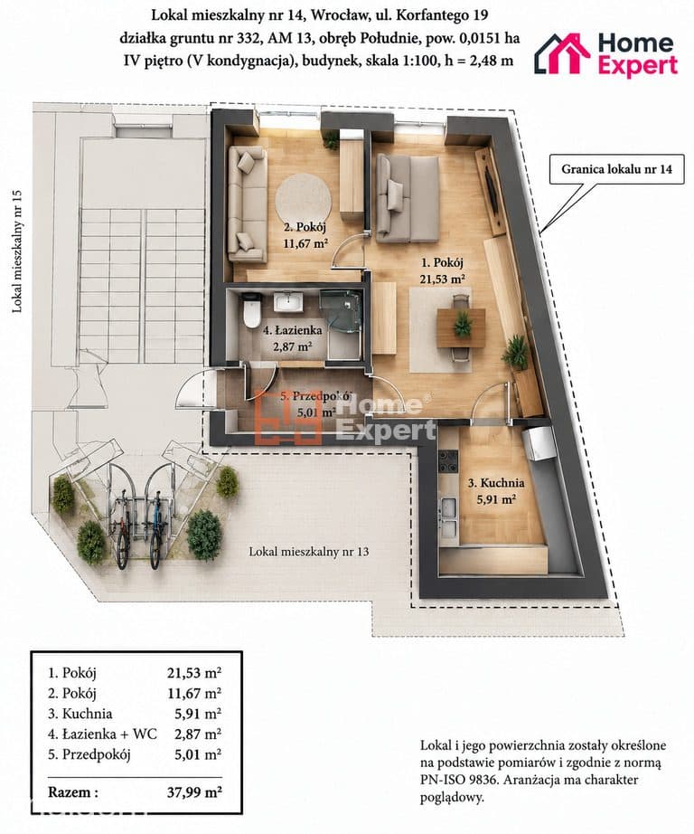 MiESZKANIE NA SPRZEDAŻ/15 MINUT OD RYNKU/WROCŁAW - zdjęcie 6