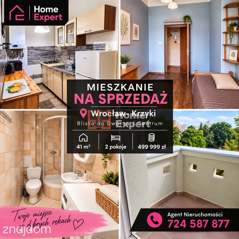 ROZKŁADOWE MIESZKANIE/SPRZEDAŻ/BLISKO PKS/WROCŁAW