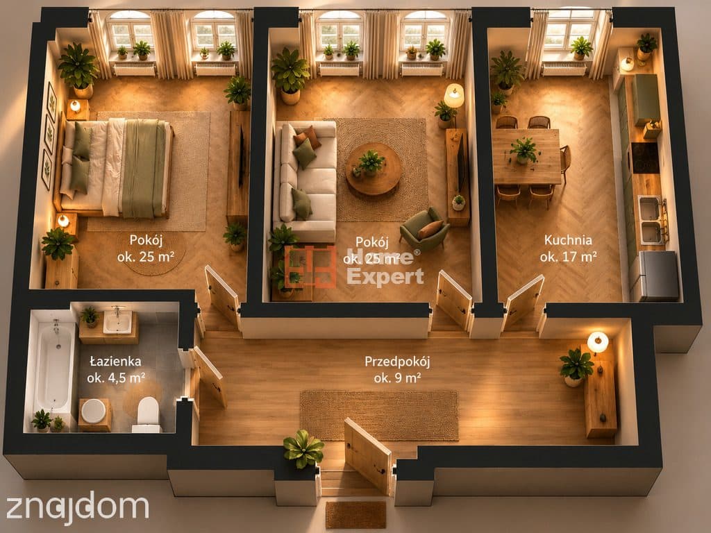 Mieszkanie z duszą potencjał  80m2 w centrum Wrocław okolice pl. Bema - zdjęcie 9