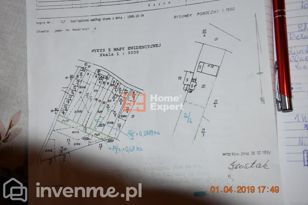 Działka/Budowlana/Nowa Wieś Wrocławska/1Ha - zdjęcie 3