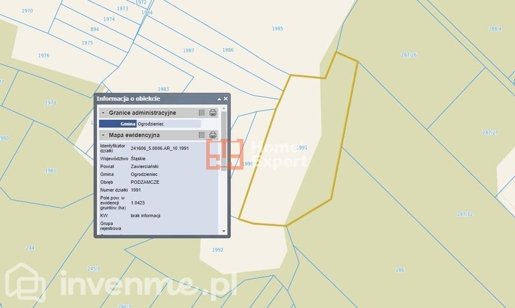 Działka w Podzamczu/Inwestycja/Zamek - zdjęcie 2