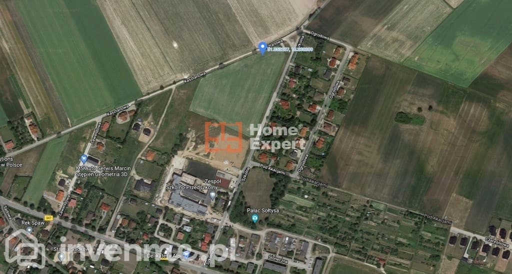 Działka w Sadków z PnB, cisza, spokój