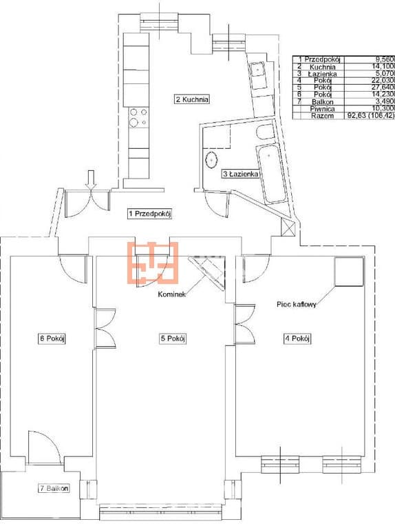 Apartament 3 pokojowy+balkon+piwnica - zdjęcie 19