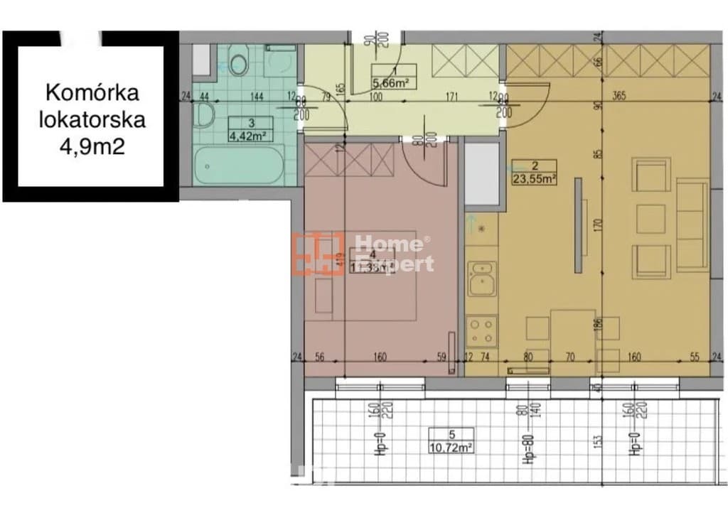 Przytulne 2 pokoje z balkonem i komórką w cenie - zdjęcie 14