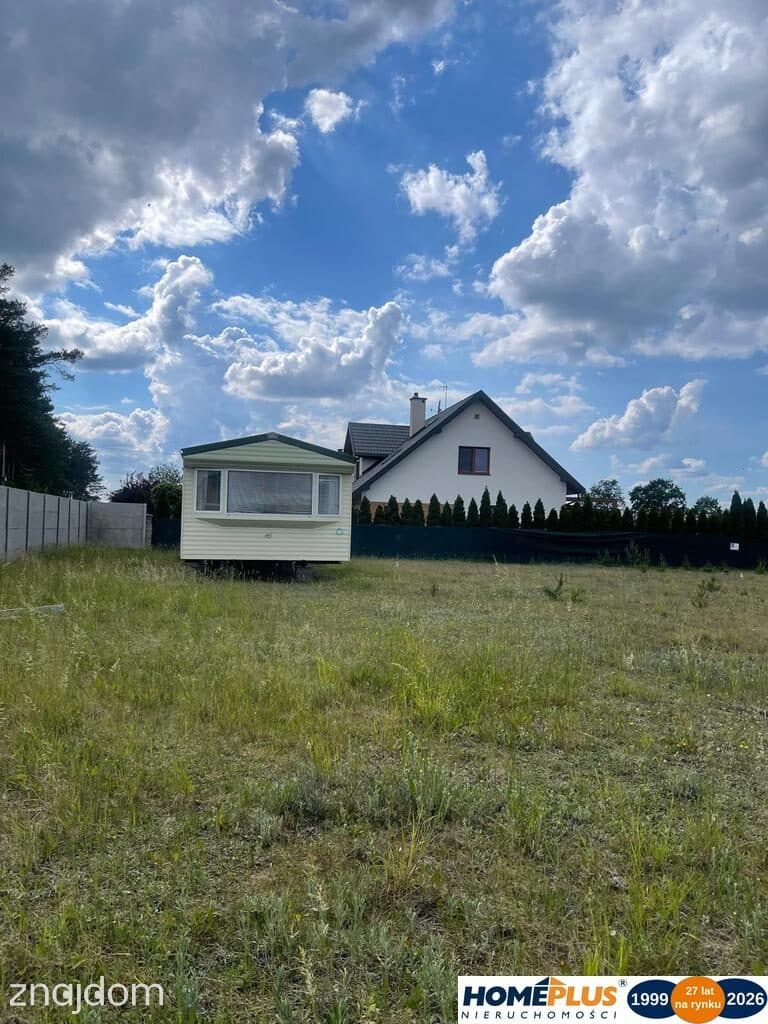 Działka budowlana 1200 m² z domkiem mobilnym. - zdjęcie 4