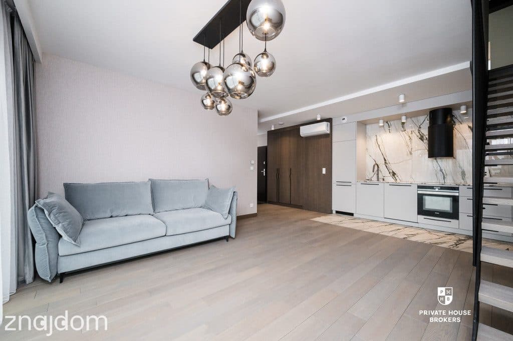 Dwupoziomowy, wykończony apartament z tarasem - zdjęcie 4