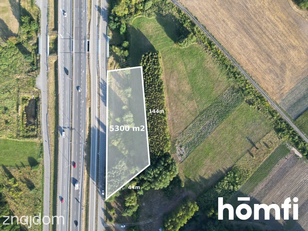 Działka inwestycyjna z WZ przy trasie S7