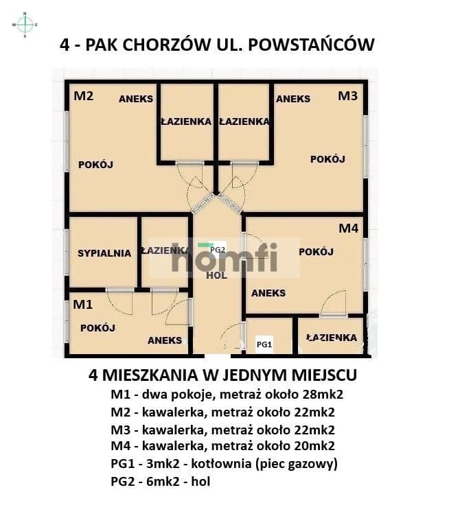 Czteropak Kawalerek Centrum Chorzów - zdjęcie 8