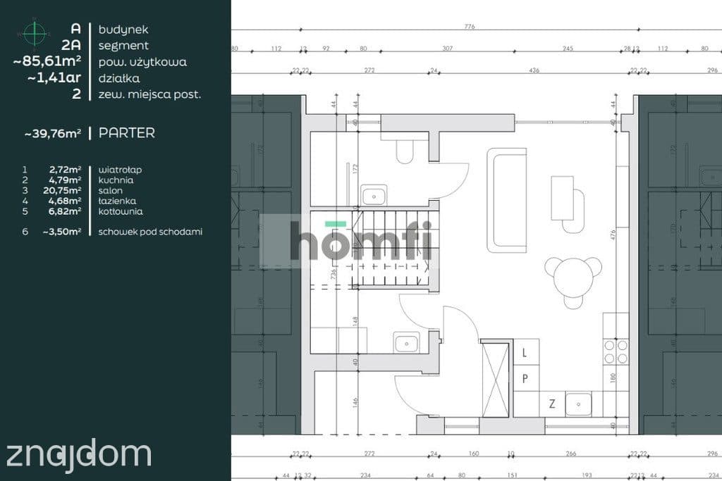 Wiązownica| Dom w zabudowie szeregowej 85,37 m² - zdjęcie 7