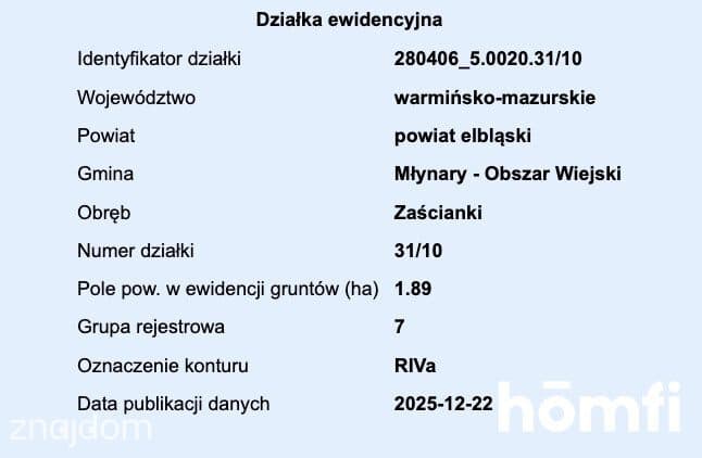 działka RIVa 2,61 ha Zaścianki, elbląski - zdjęcie 10