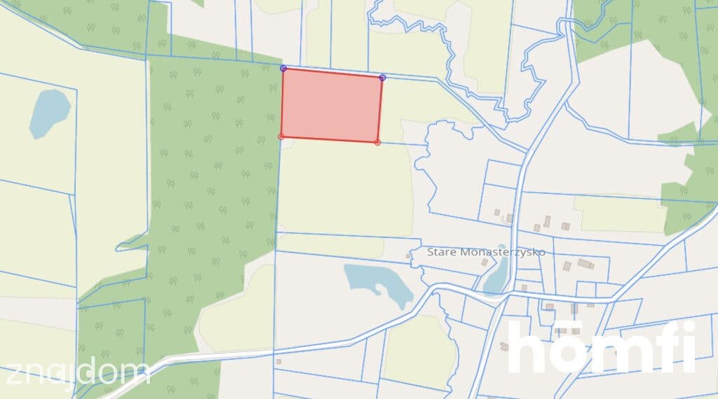 działka RIVa 2,43 ha Stare Monasterzysko - zdjęcie 3