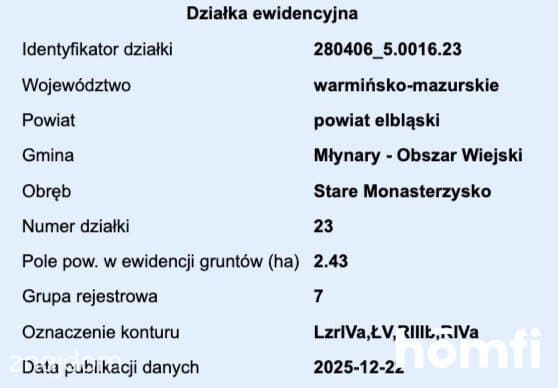działka RIVa 2,43 ha Stare Monasterzysko - zdjęcie 6