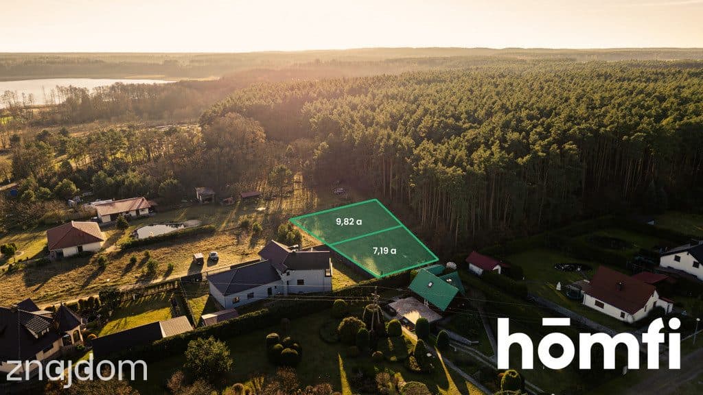 Działka nad jeziorem Niesłysz I przy lesie I media - zdjęcie 2