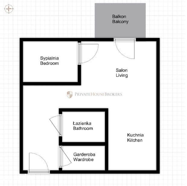 Klimatyczny loft na Zabłociu - 2 pokoje. - zdjęcie 15