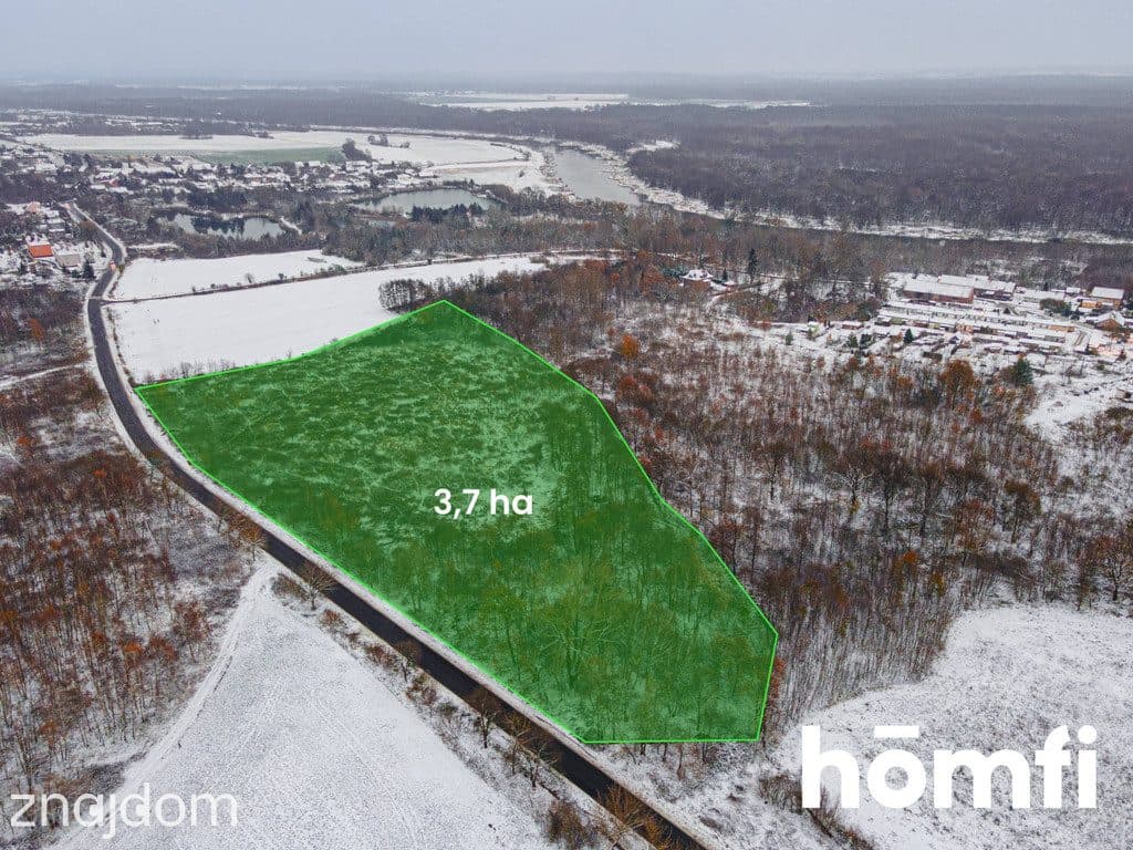 Grunt 3,7 ha | zabudowa jednorodzinna | MPZP