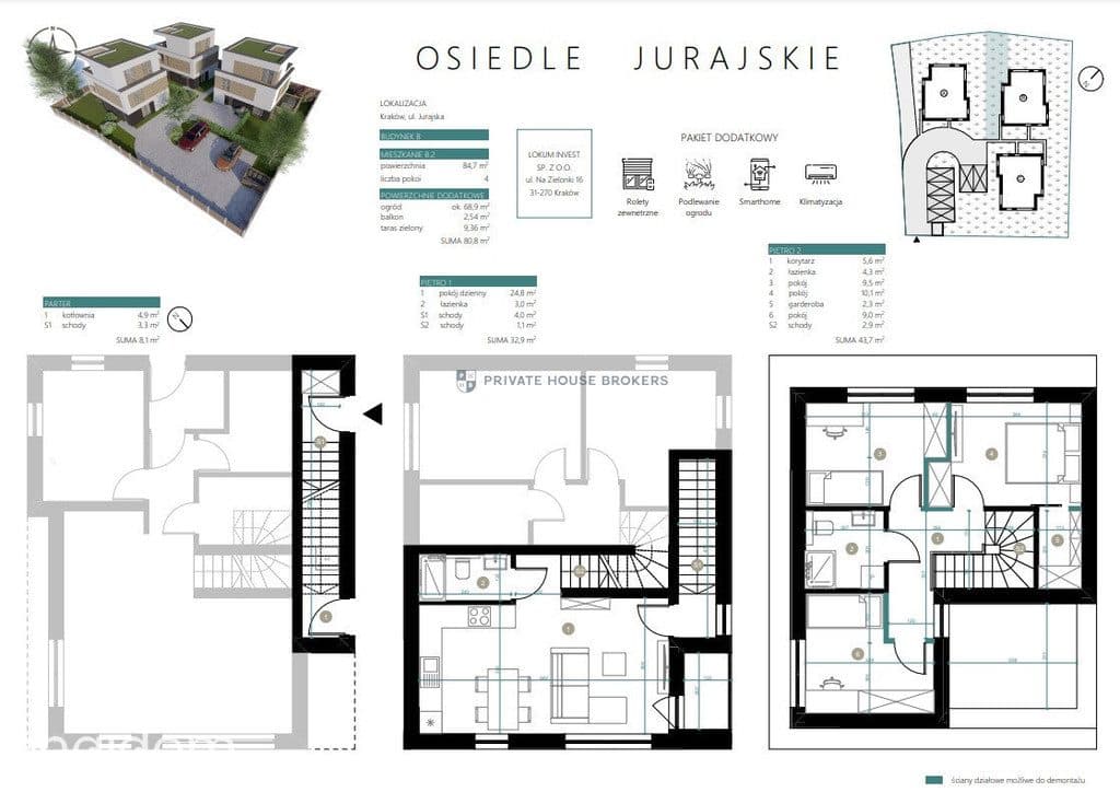 4 pokoje|taras z widokiem na góry|ogród|84,7m2 - zdjęcie 7