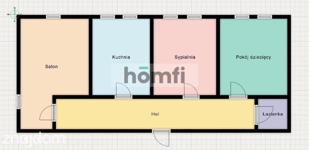 3 pokoje Łódź Centrum | Piotrkowska | balkon 65 m² - zdjęcie 11