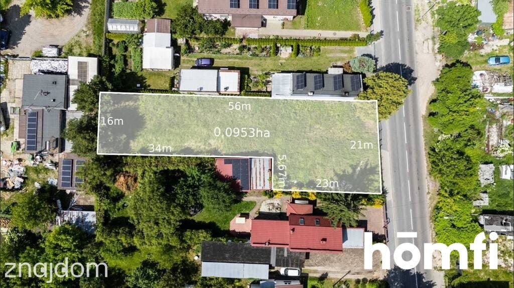 Działka 952 m² z MPZP „SP”  idealna pod inwestycję