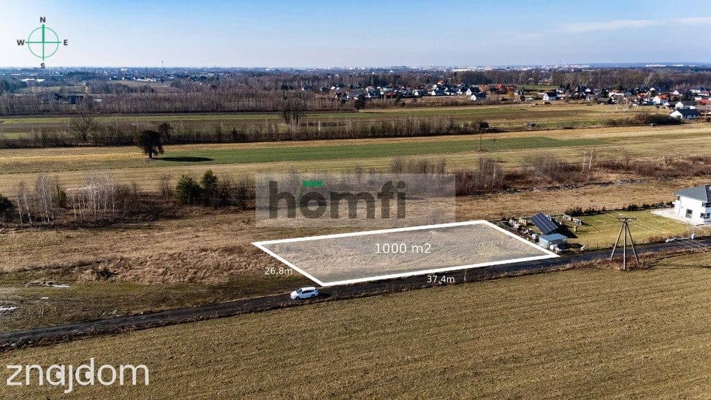 DZIAŁKA 1000m2 W RAJCU PODUCHOWNYM