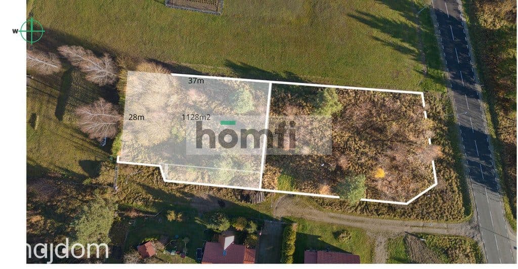 DZIAŁKA BUDOWLANA 1128 m² | NOŻYNO | 101 000 PLN - zdjęcie 18