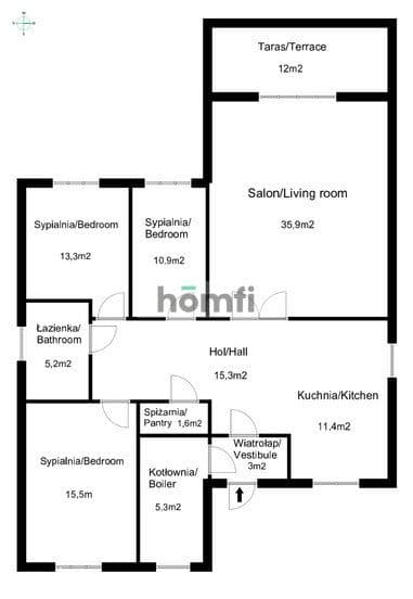 Dom wolnostojący 150m2 z garażem Lubicz Górny - zdjęcie 20