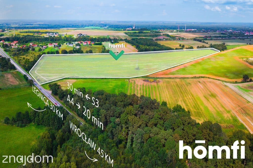 Działka inwestycyjna 11,9 ha w Mazurowicach