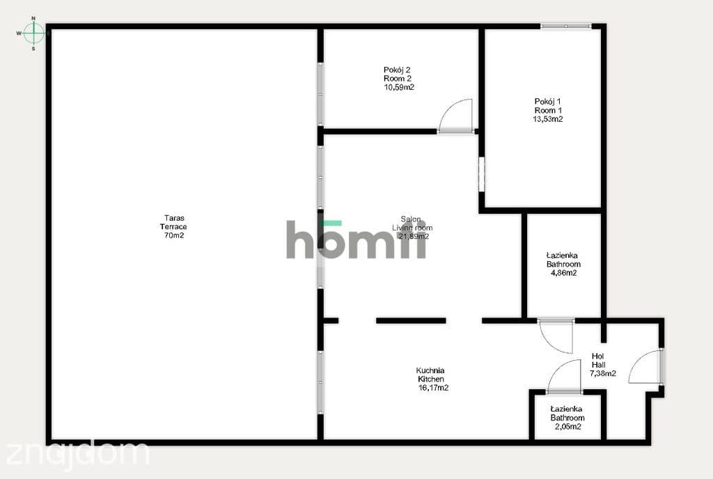 Unikatowy Apartament z Gigantycznym Tarasem! - zdjęcie 18