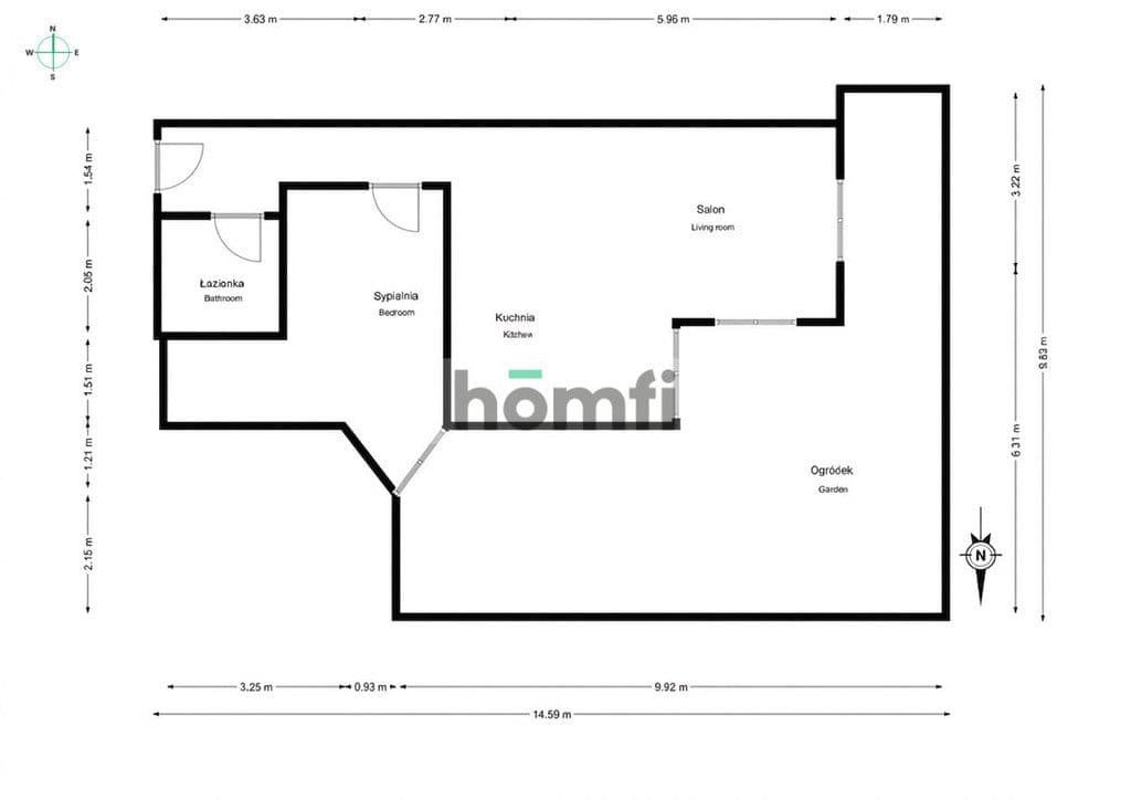 Luksusowy apartament z ogrodem - os. Radosne II - zdjęcie 19