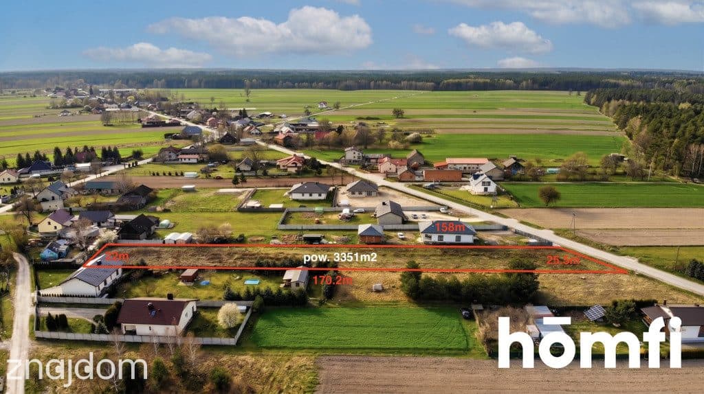 Działka 3351m2 objęta MPZP +projekt zabudowy dew. - zdjęcie 2