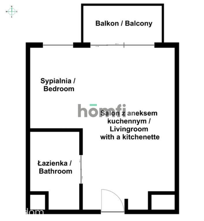 Luksusowa kawalerka, balkon, parking, KL- Chlebova - zdjęcie 20