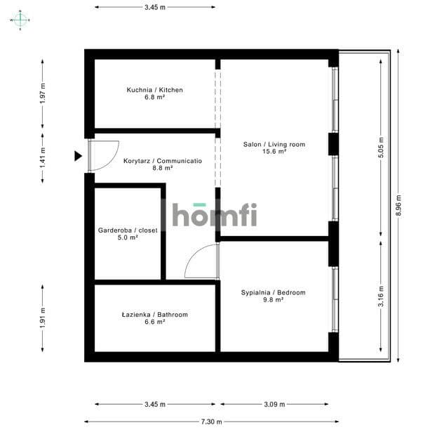 Apartament w sercu Warszawy - Platinum Towers - zdjęcie 19