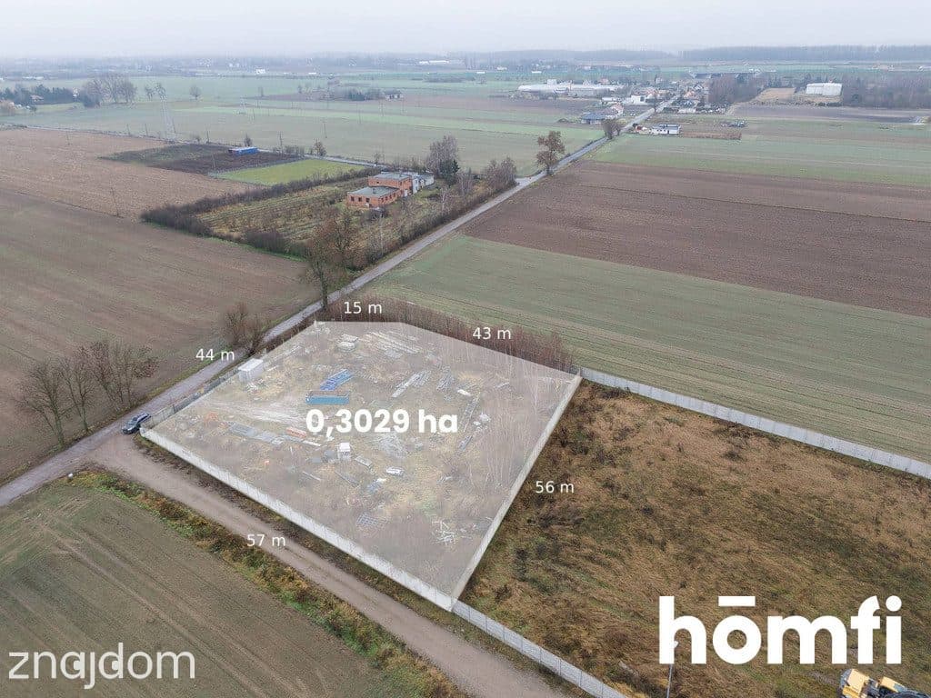 DZIAŁKA INWESTYCYJNA POD WARSZTAT