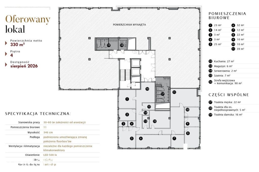 Nowoczesny lokal biurowy 363 m2 / Krakowska - zdjęcie 15