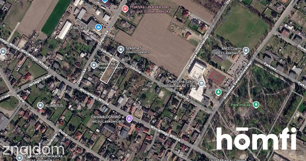Działaka budowlana Jelcz-Laskowice 1832m2 - zdjęcie 14