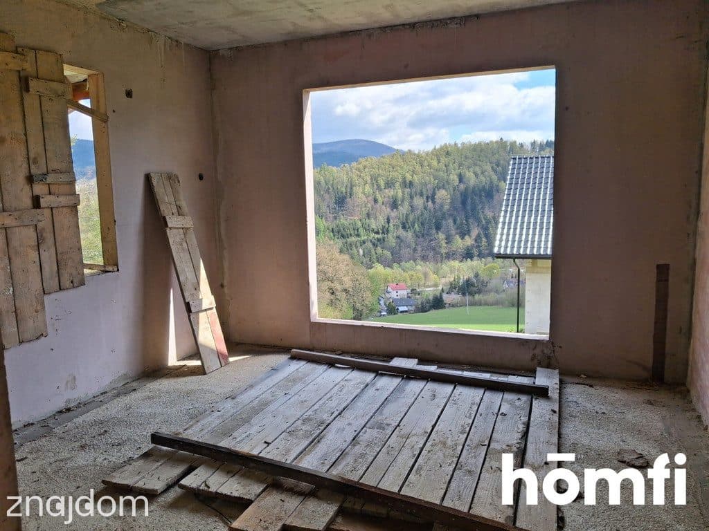 DOM Z WIDOKIEM NA GÓRY Z DZIAŁKĄ 3373 m2 BRENNA - zdjęcie 13