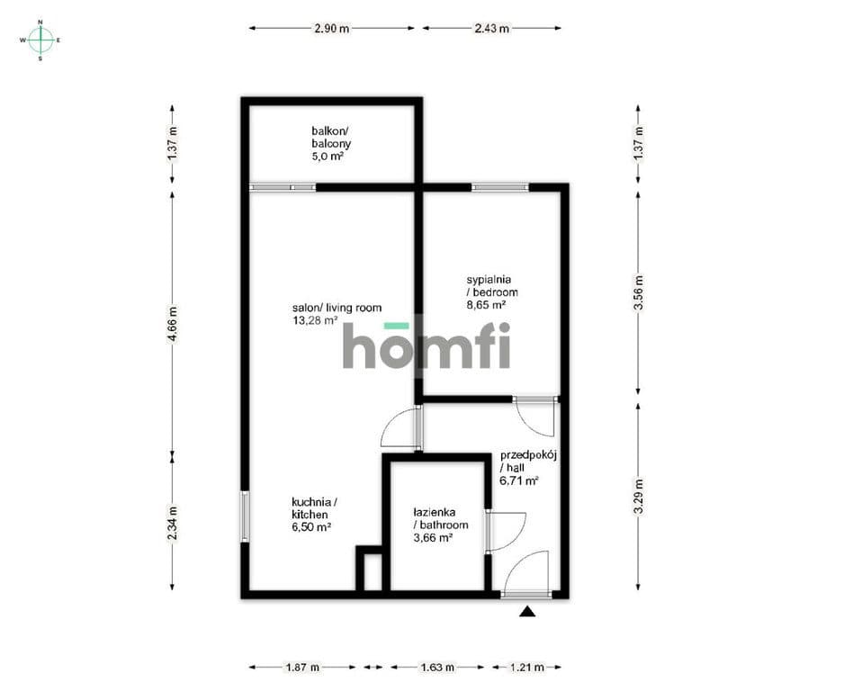 2 POKOJE | BALKON | KLIMATYZACJA | PARKING - zdjęcie 19