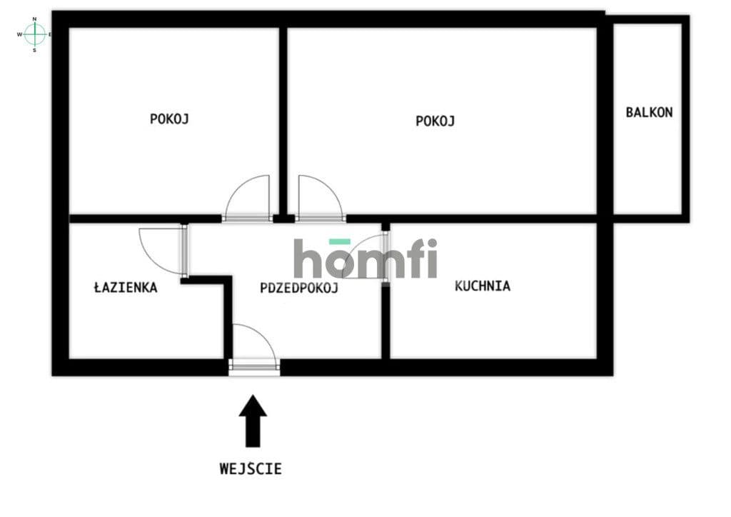 2 pokoje | osobna kuchnia | balkon | piwnica - zdjęcie 9